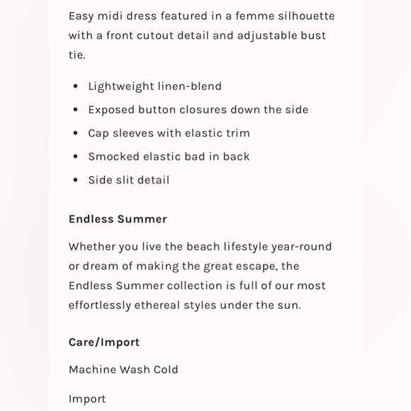 FREE PEOPLE GETAWAY DRESS - Picture 12 of 13